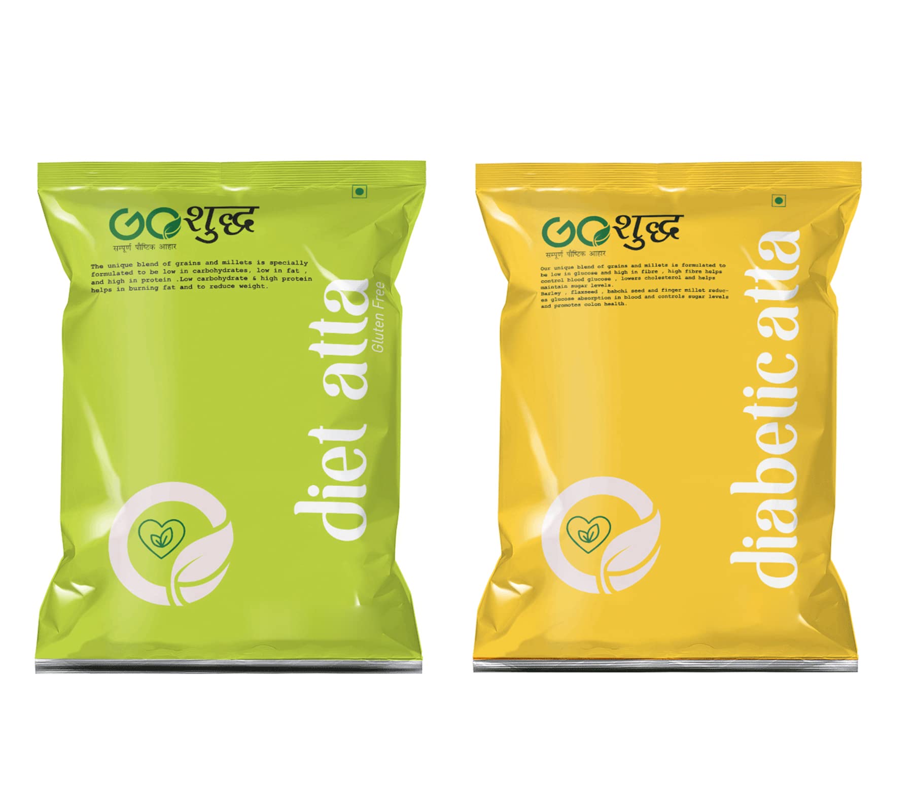 Goshudh Diabetic and Diet Atta Combo Pack of 2(1 Kg Each) (B088F27DWG) Amazon Price History, Amazon Price Tracker