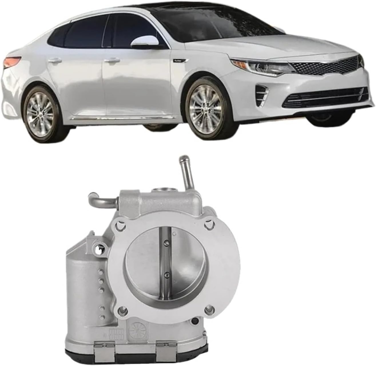 Throttle Body Valve 35100-2G700 Compatible With Kia Optima Hyundai Sonata Santa Fe 2011-2016 Throttle Assembly 351002G700