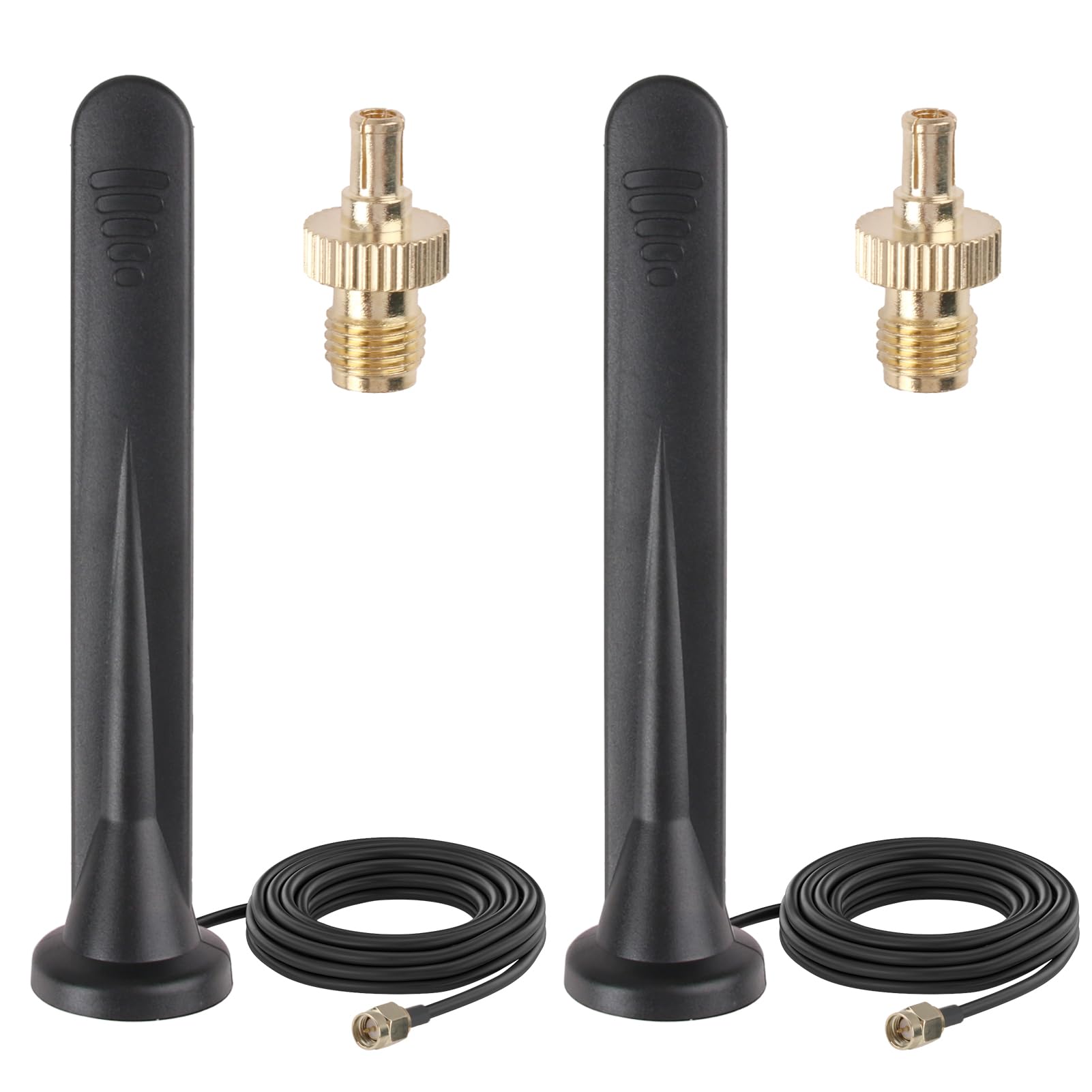 5G Antenna for Router,Outdoor WiFi LTE Antenna with Strong Magnetic Base,3m Cable 15DBi Omnidirectional with SMA TS9 Connector for Indoor Outdoor 3G/4G/5G/GSM/GPRS Router