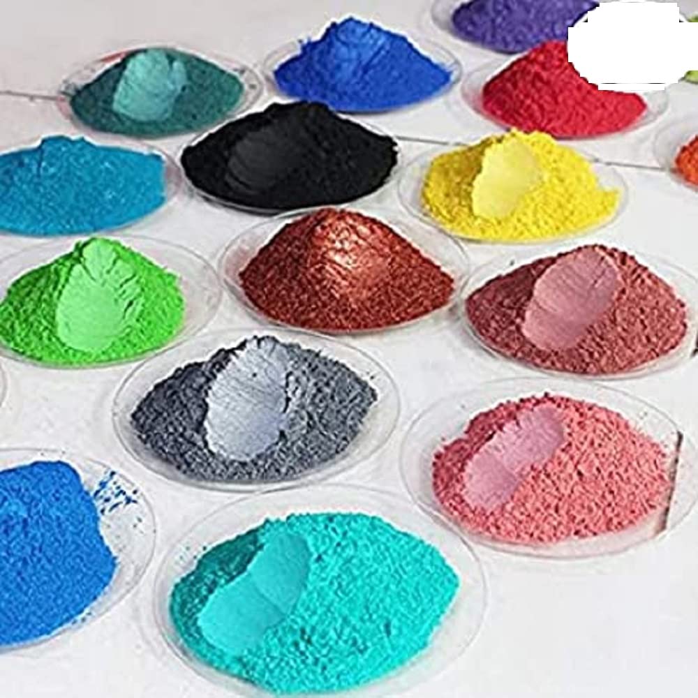 TOLARAM RANGWALA Multipurpose Mica World Phoenix Powder Pigment for Making Cosmetic, Arts and Crafts | Soaps, Resin Jewelry,Set of 5.(Color Random)