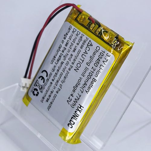 Miniatura 6 de DC 3.7V 2100mAh 103450 Batería recargable de polímero de iones de litio de repuesto para controlador PS4 Serie CUH-ZCT1, productos electrónicos DIY