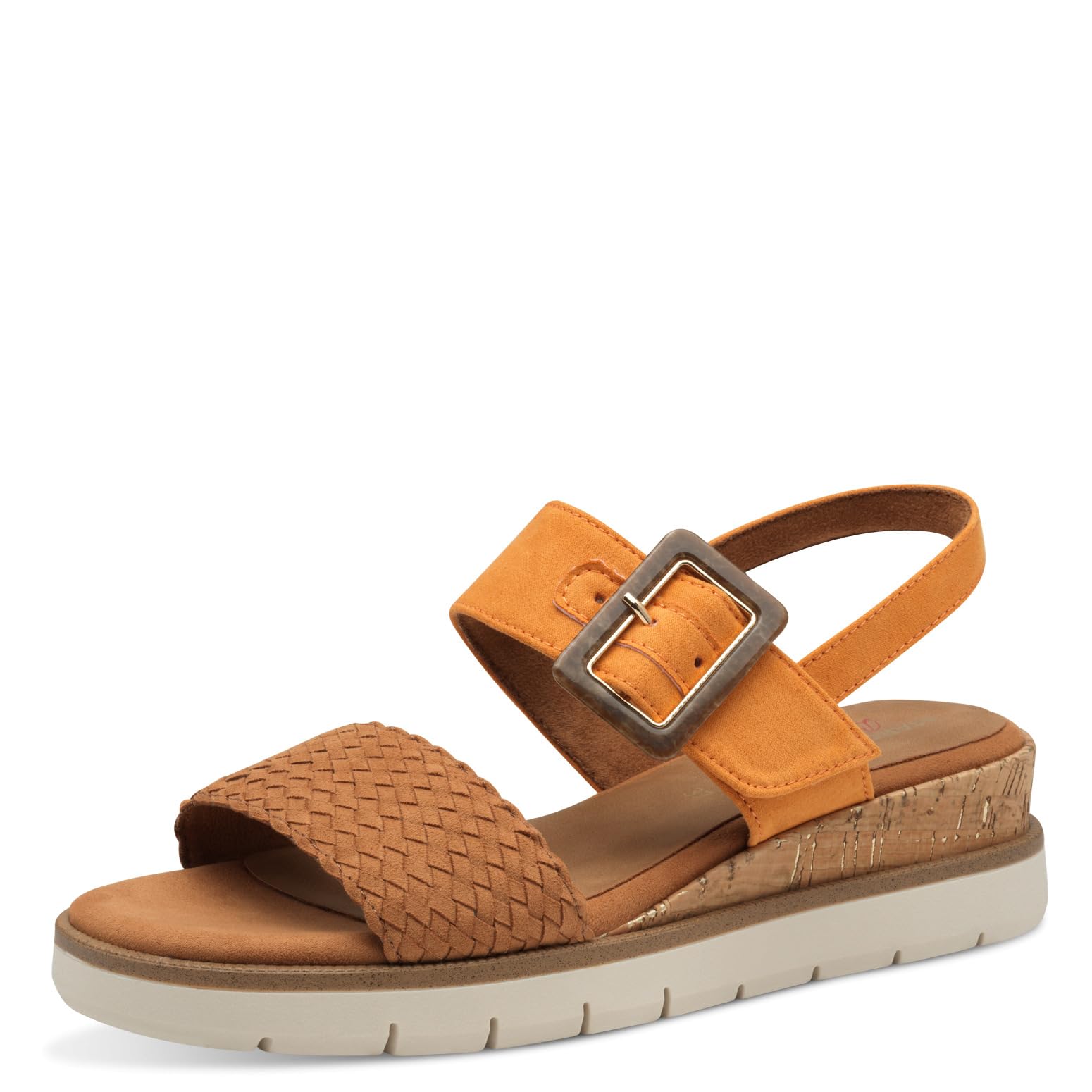 MARCO TOZZI Women's 2-28713-44 Sandals, Almond Comb, 9 UK