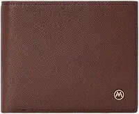Carteira Masculina Slim De Couro Anti Roubo Compacta Portátil Para Cartões Dinheiro Com Caixa De Presentear Estilo Prática Anti-furto Proteção RFID - MANDU