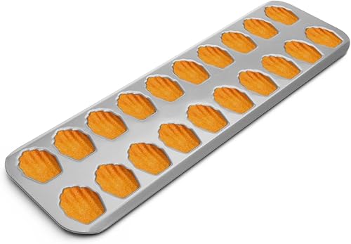 Fox Run Mini sartén para madeleine, 20 tazas, antiadherente