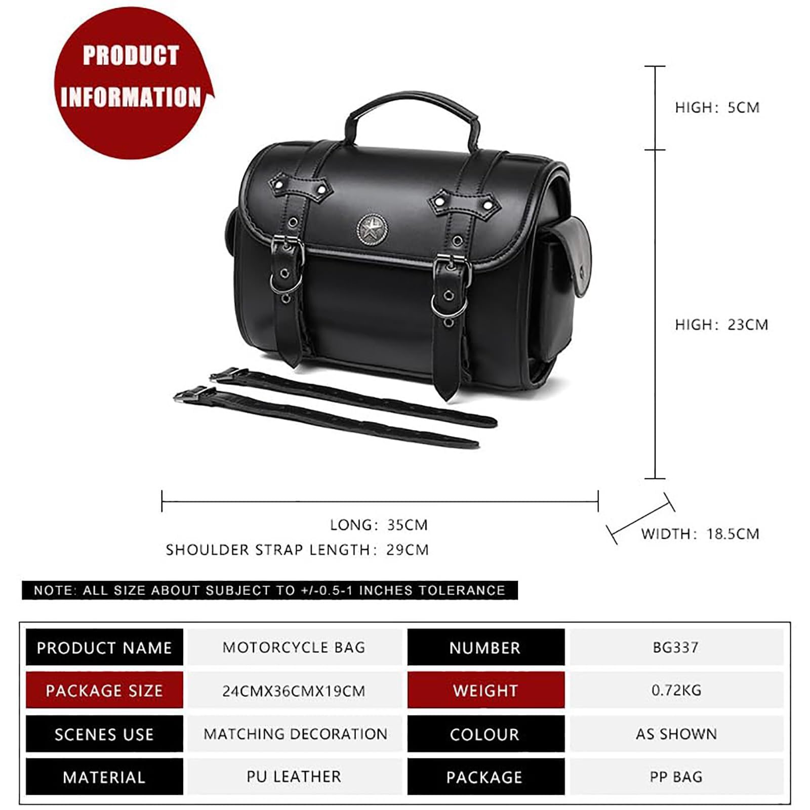 Borse Laterali Moto per Fantic Caballero Flat Track125 250 500 Rally/Scrambler 500, Impermeabile Borsa da Viaggio Borse da Sella e in Pelle, Borsa Portaoggetti per Moto Kit di Strumenti