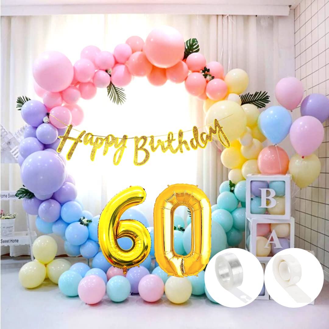 60th Birthday · Pastel