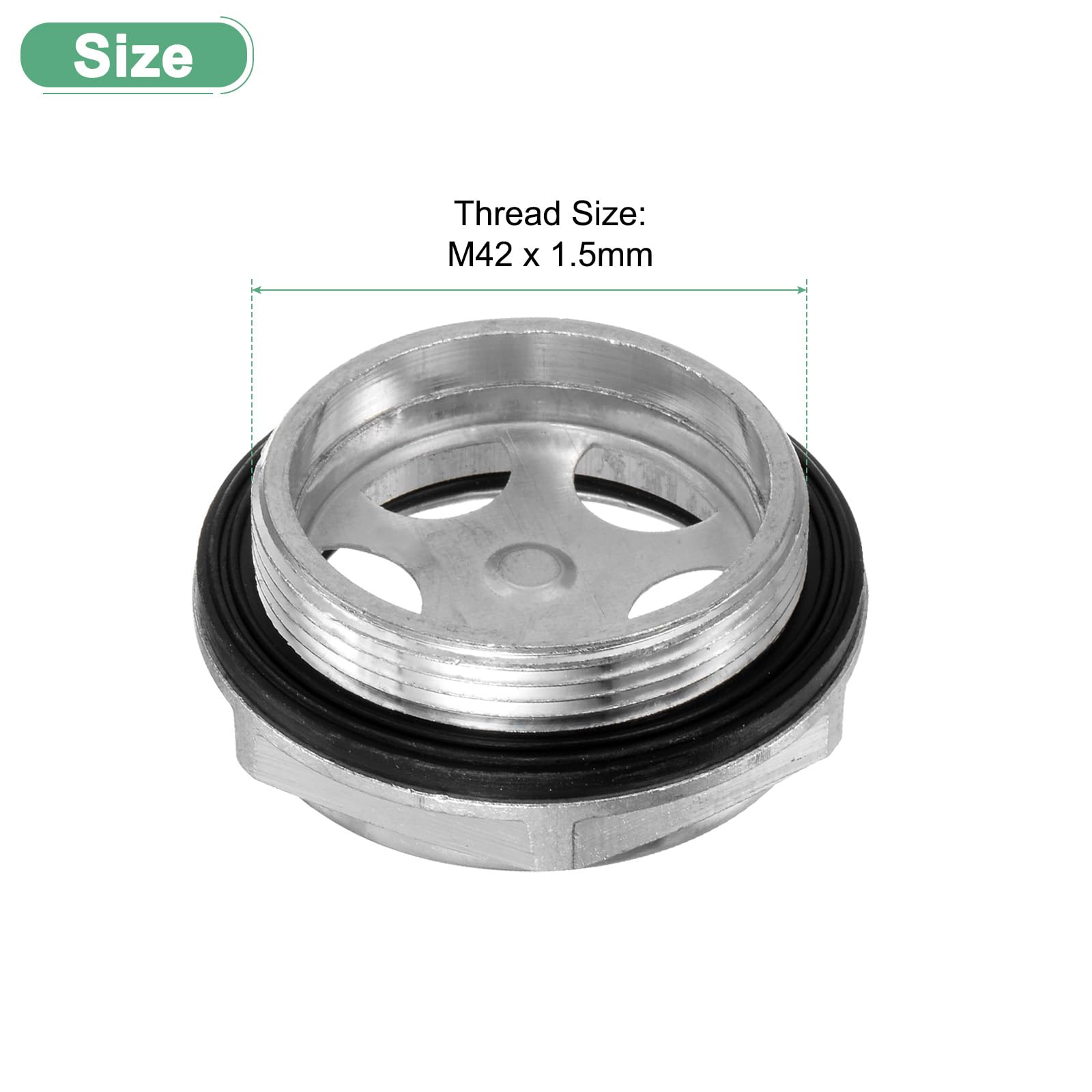 M METERXITY Air Compressor Oil Sight Glass - Image 3