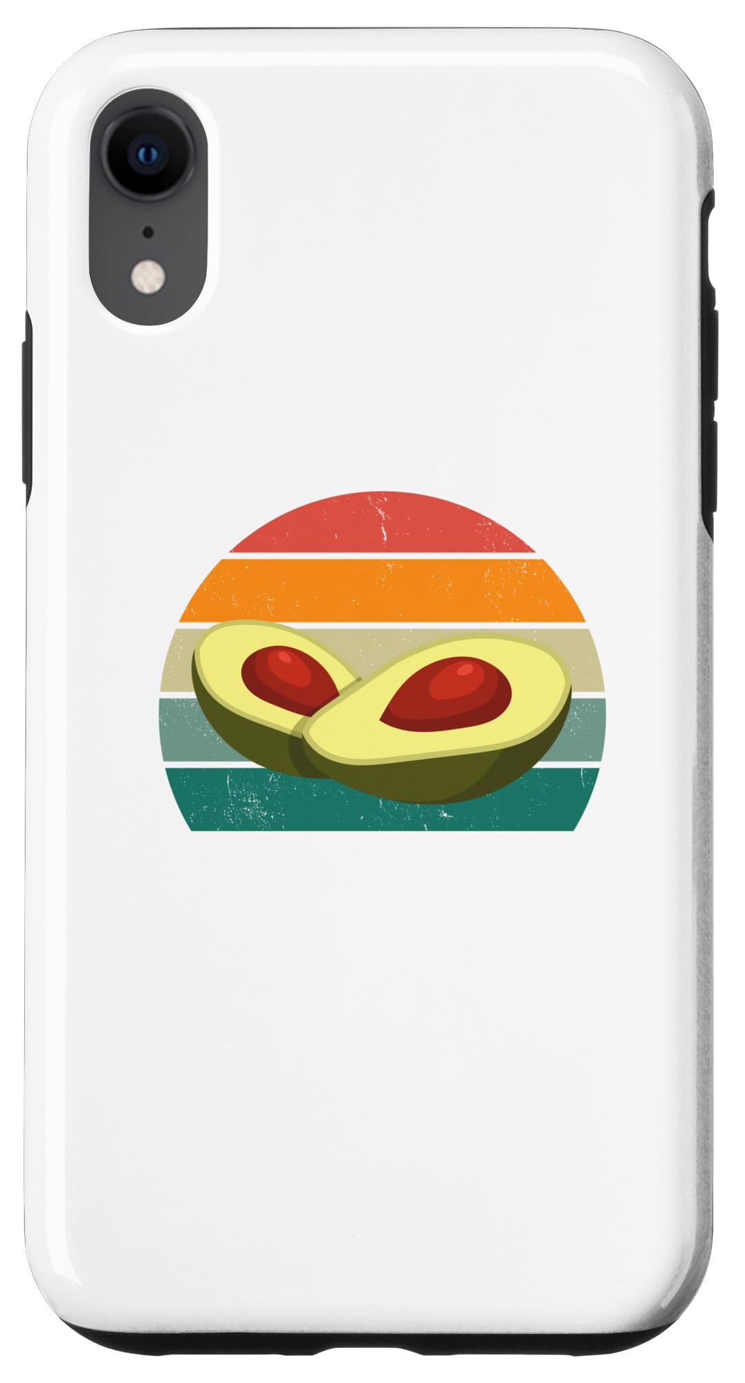 iPhone XR Stone Fruit Avocardio Avocado Avocado Case