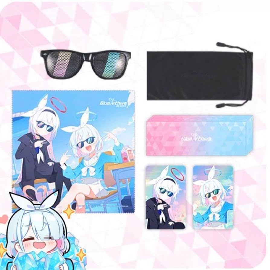 ブルアカ　韓国限定　アロプラ　サングラスフルセット Amazon.co.jp: 〖〗韓国限定 ブルアカ プラナ アロナ サングラス