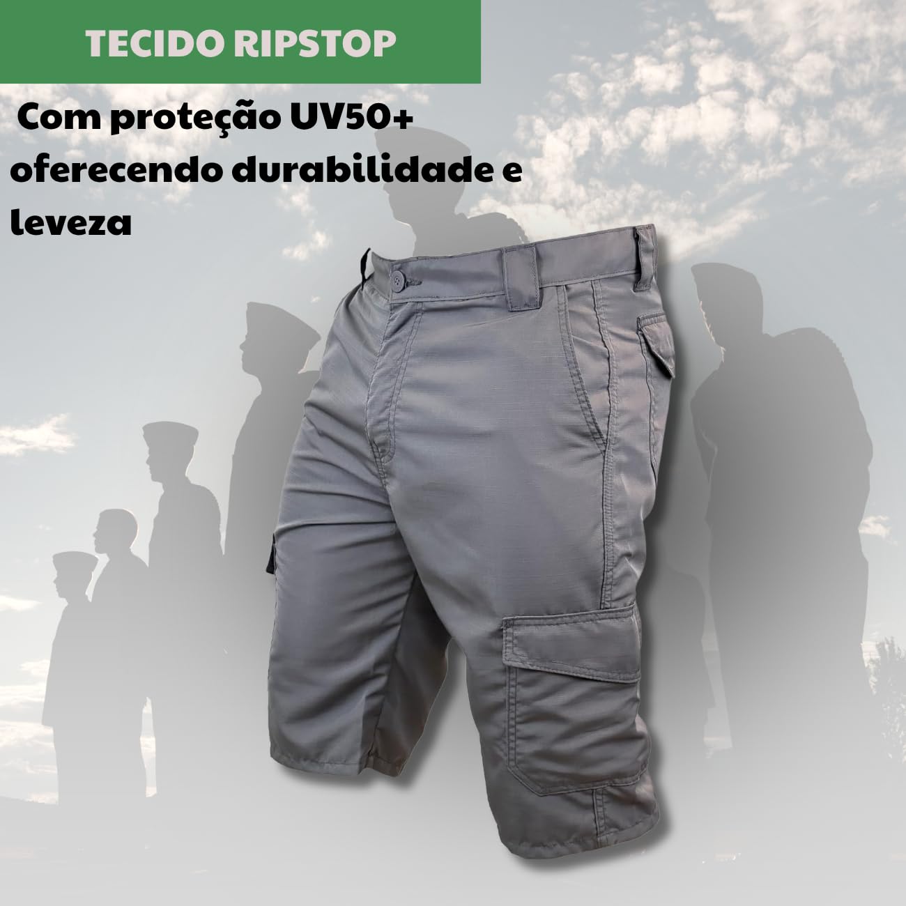Bermuda Tática Safo Militar, Poly RipStop, UV50+, 6 Bolsos, Secagem Rápida, para Trekking e Atividades Outdoor em promoção! Veja a oferta e mais achadinhos de Shorts & Bermudas 6 Hoje é o melhor dia para comprar Bermuda Tática Safo Militar, Poly RipStop, UV50+, 6 Bolsos, Secagem Rápida, para Trekking e Atividades Outdoor com aquele preço maroto! Promoção! Aproveite a oferta! 6