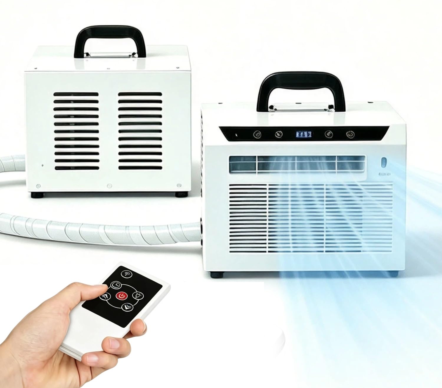 3000 BTU Mini Split Air Conditioner, Camping Quiet AC Unit, No Assembly