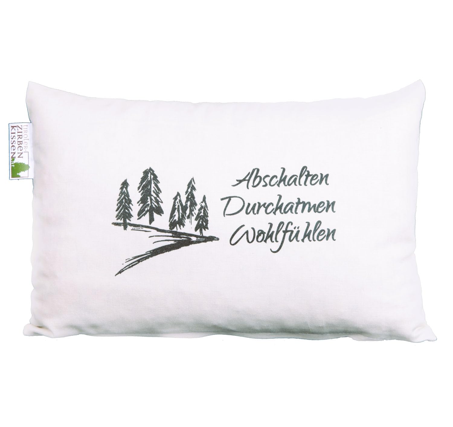 Coussin en pin cembro Generisch beige pour retrouver sérénité et harmonie