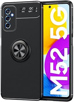 Microcase Samsung Galaxy M52 5G Focus Serisi Y z kl  K l f -Siyah