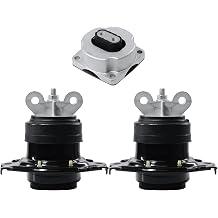 3PCS Front Left Right Engine Motor Mount and Transmission Mount Set Compatible with Chrysler 300 & Dodge Charger, Challenger 2011-2022 3.6L 5.7L Automatic Transmission, Replace A5522 A5388