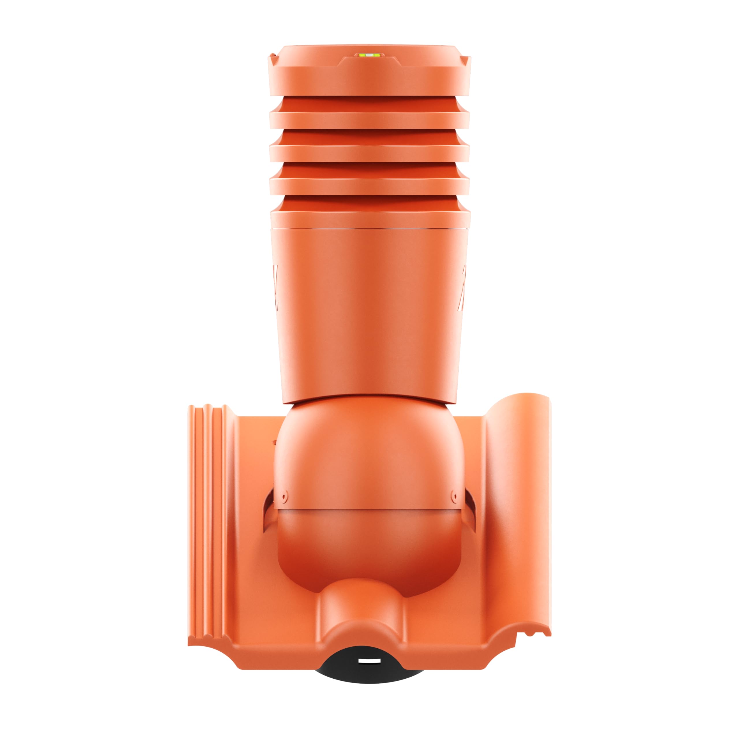 Dachentlüftung 125 mm für Creaton Heidelberg Betondachziegel Doppelrömer Ziegelrot Klassisch Rot Ecoline