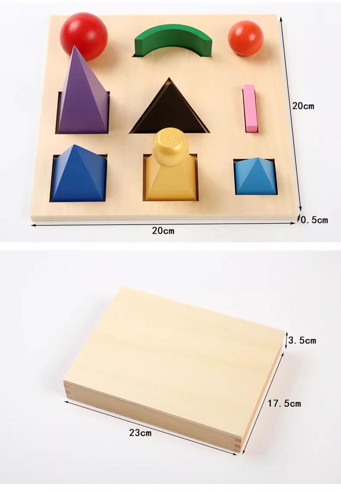 Conjunto de Símbolos Gramaticales, Bloques de Madera para Aprender Idiomas