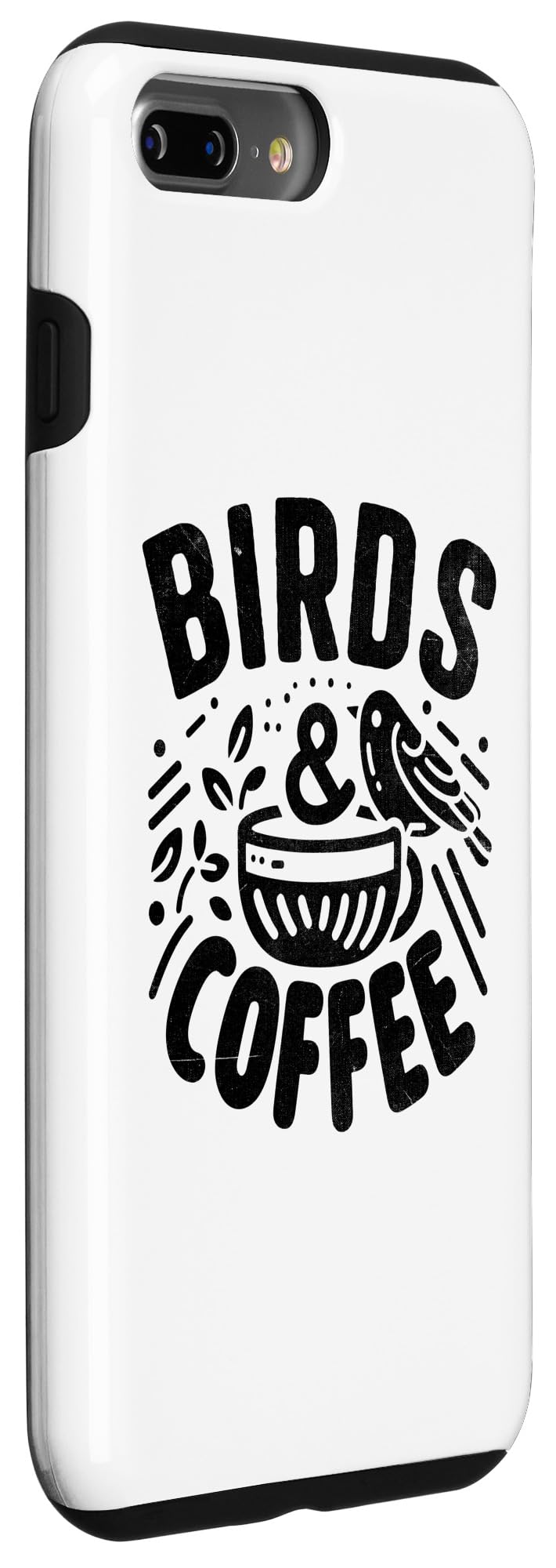 iPhone 7 Plus/8 Plus Birds And Coffee Birdwatching Birding Birder Case - Image 3