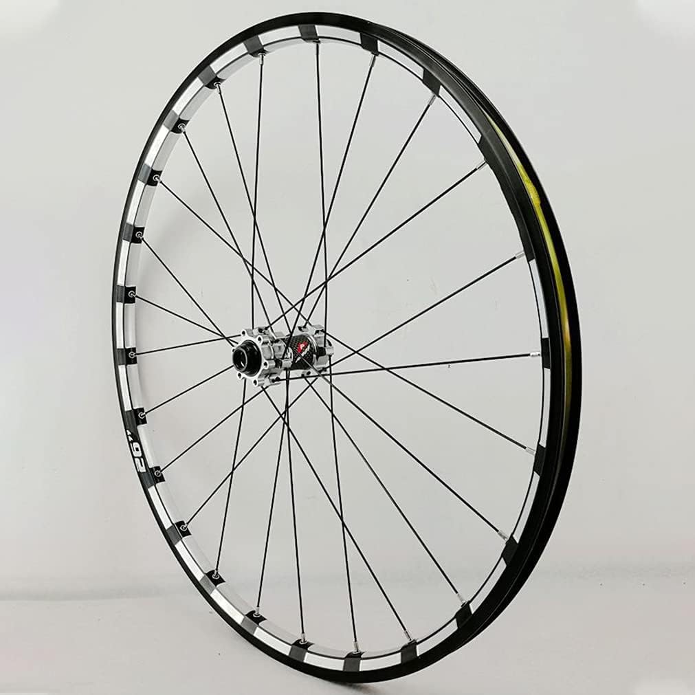 Mountainbike-Laufradsatz 26" 27,5" 29" Steckachsenräder vorne und hinten 24-Loch-Naben 7 8 9 10 11 12-Gang-Kassetten (Silver-27.5")