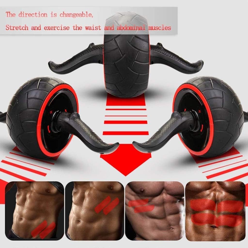 Abdominal Wheel Roller Trainer Exercise Equipment ，with Training Pad Fitness Equipment，for Gym Home Tool，for Men Women