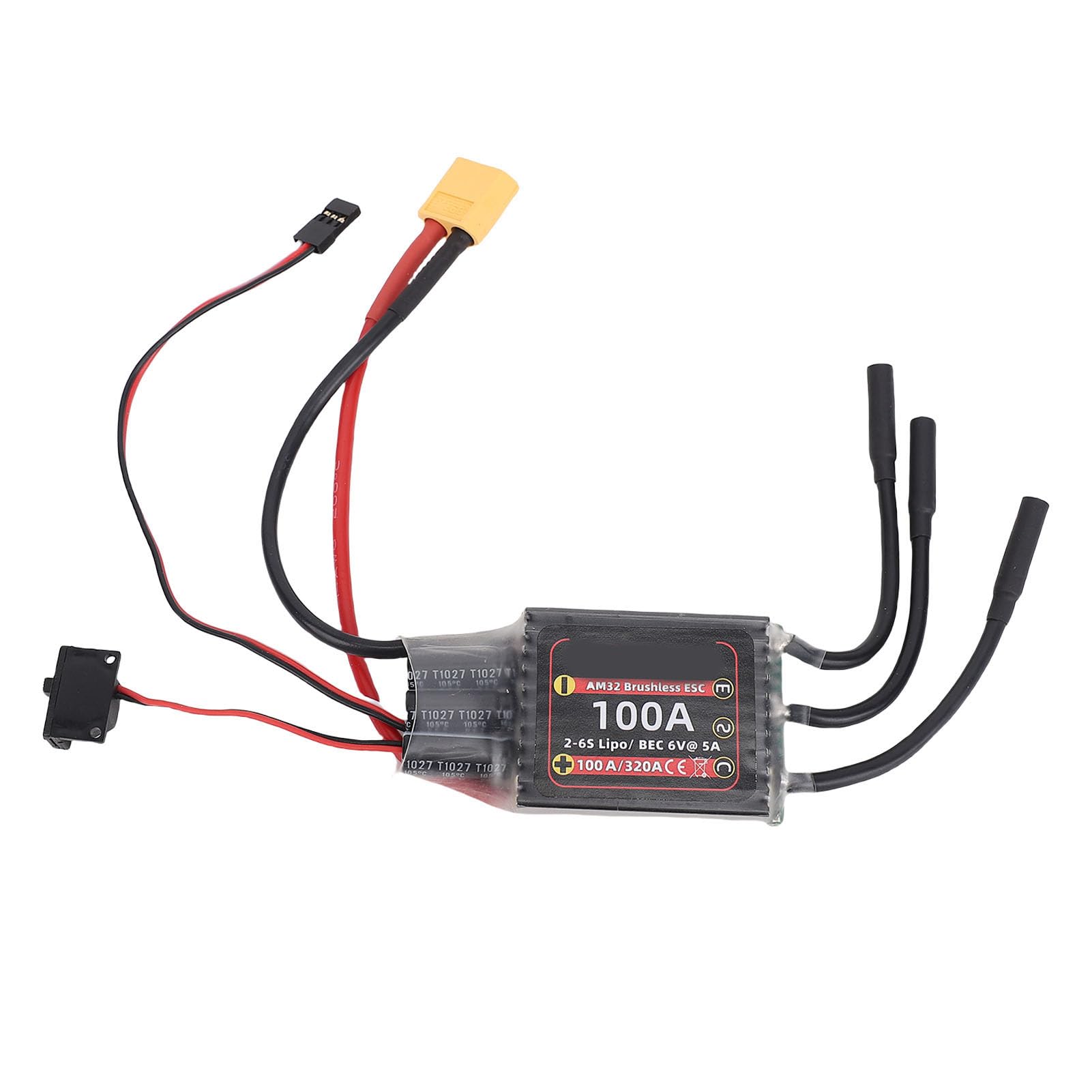 YUYTE Regulator Obrotów 100A Brushless ESC do Silników Outrunner 3532 3542,