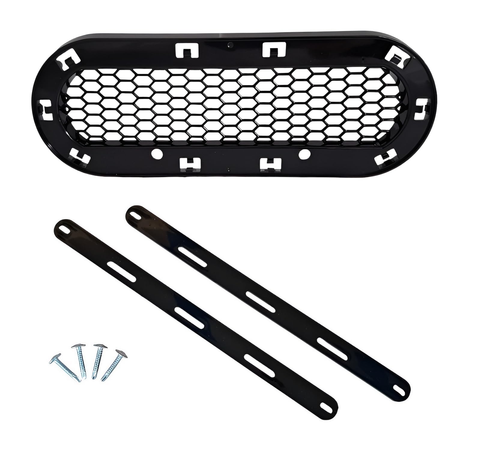 Griglia Anteriore Maschera Calandra Nero Lucido Compatibile Con A4 S4 B8 8K 07-12