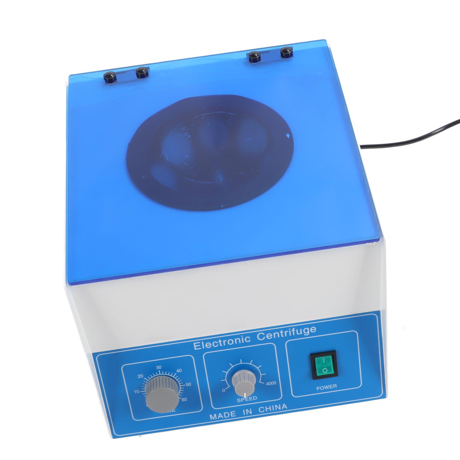 Centrífuga de Escritorio con Velocidad de 4000r/min, Fuerza Centrífuga de 2770xg, Capacidad de 100 Ml X 4 Rotores, Máquina Centrífuga de Laboratorio, Fácil Control y (Enchufe