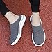 Slip On Mules Clogs for Womens Mens Knitted Backless Slippers Lightweight Comfortable Breathable Open Back Non Slip Shoes Casual Walking Slippers Closed Toe Slides Outdoor Sports Wedge Mule Fashion