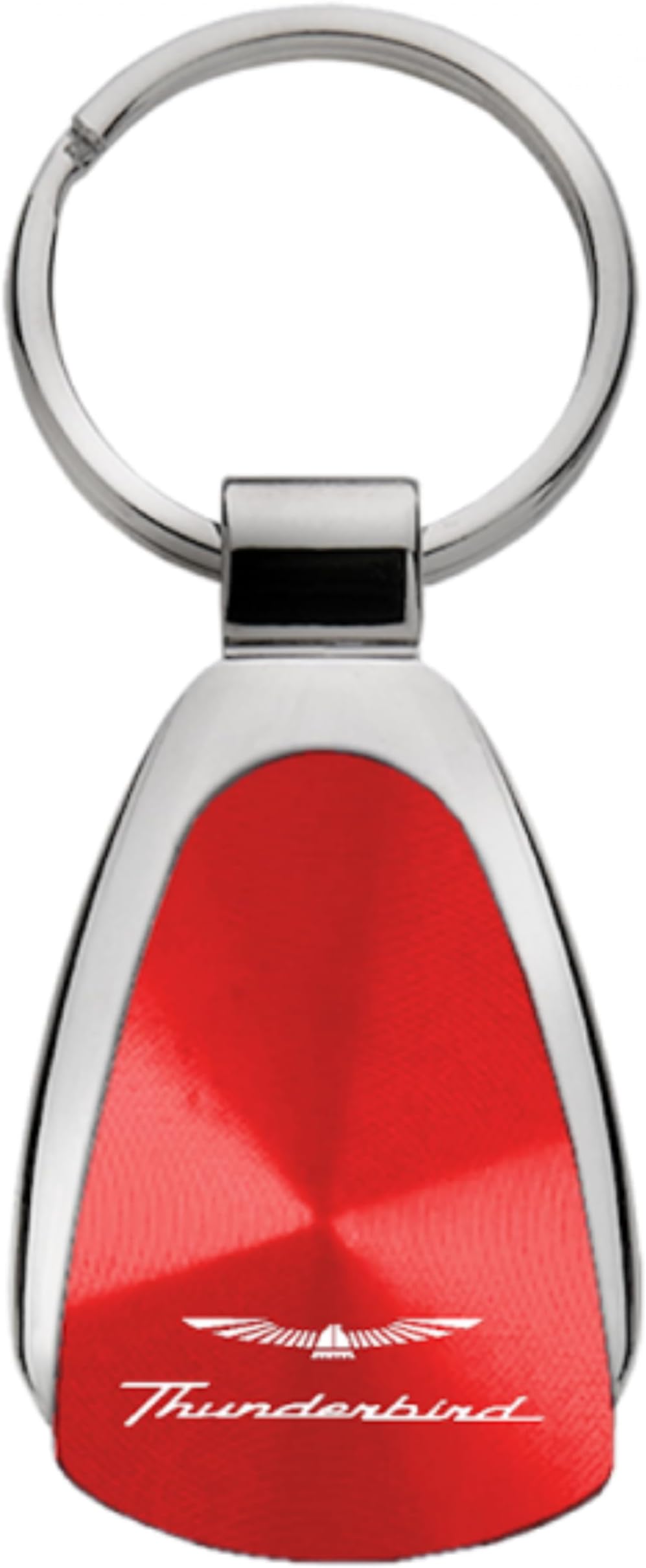 AU-TOMOTIVE GOLD, INC. Officially Licensed Teardrop Key Fob for Ford Thunderbird (Red)