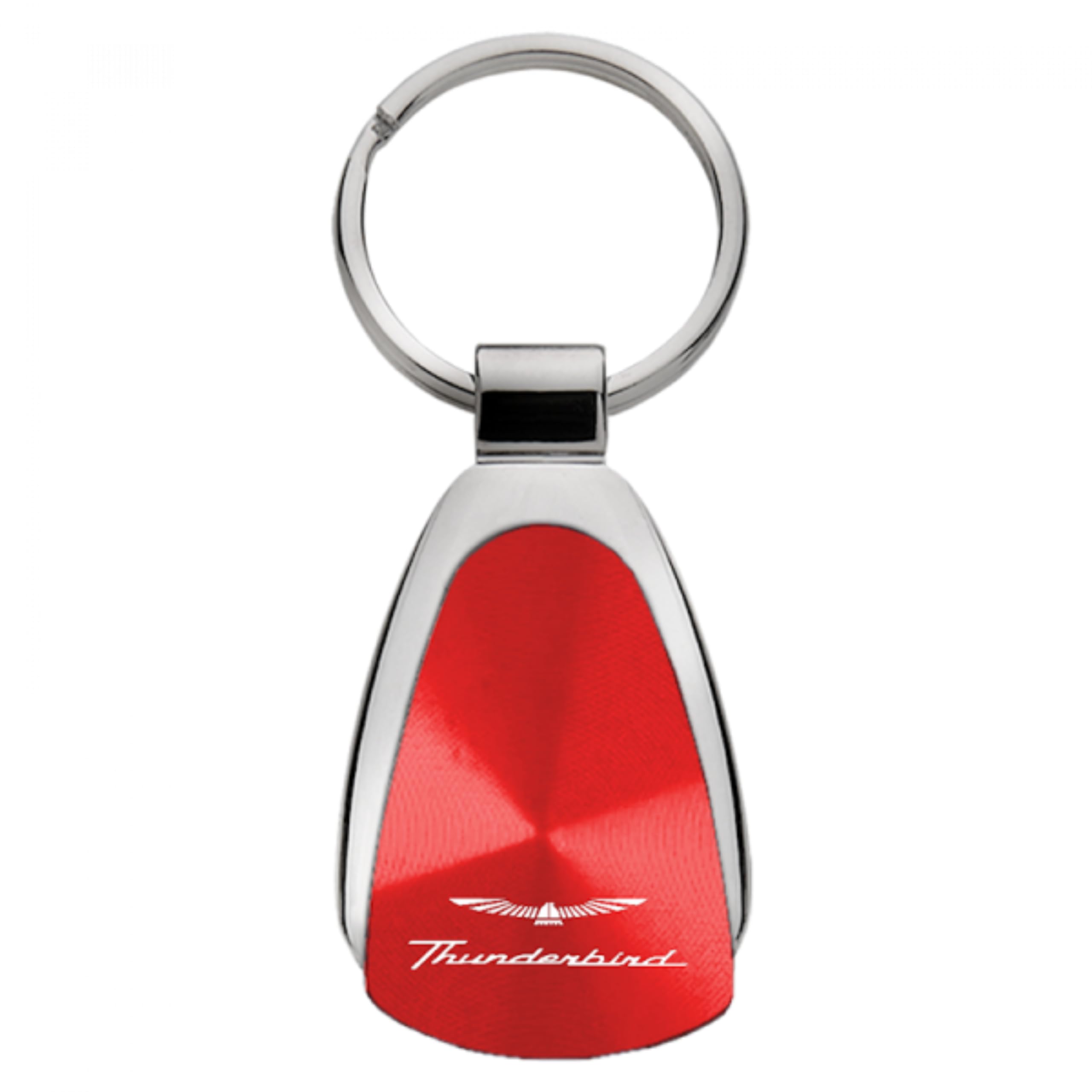 AU-TOMOTIVE GOLD, INC. Officially Licensed Teardrop Key Fob for Ford Thunderbird (Red)
