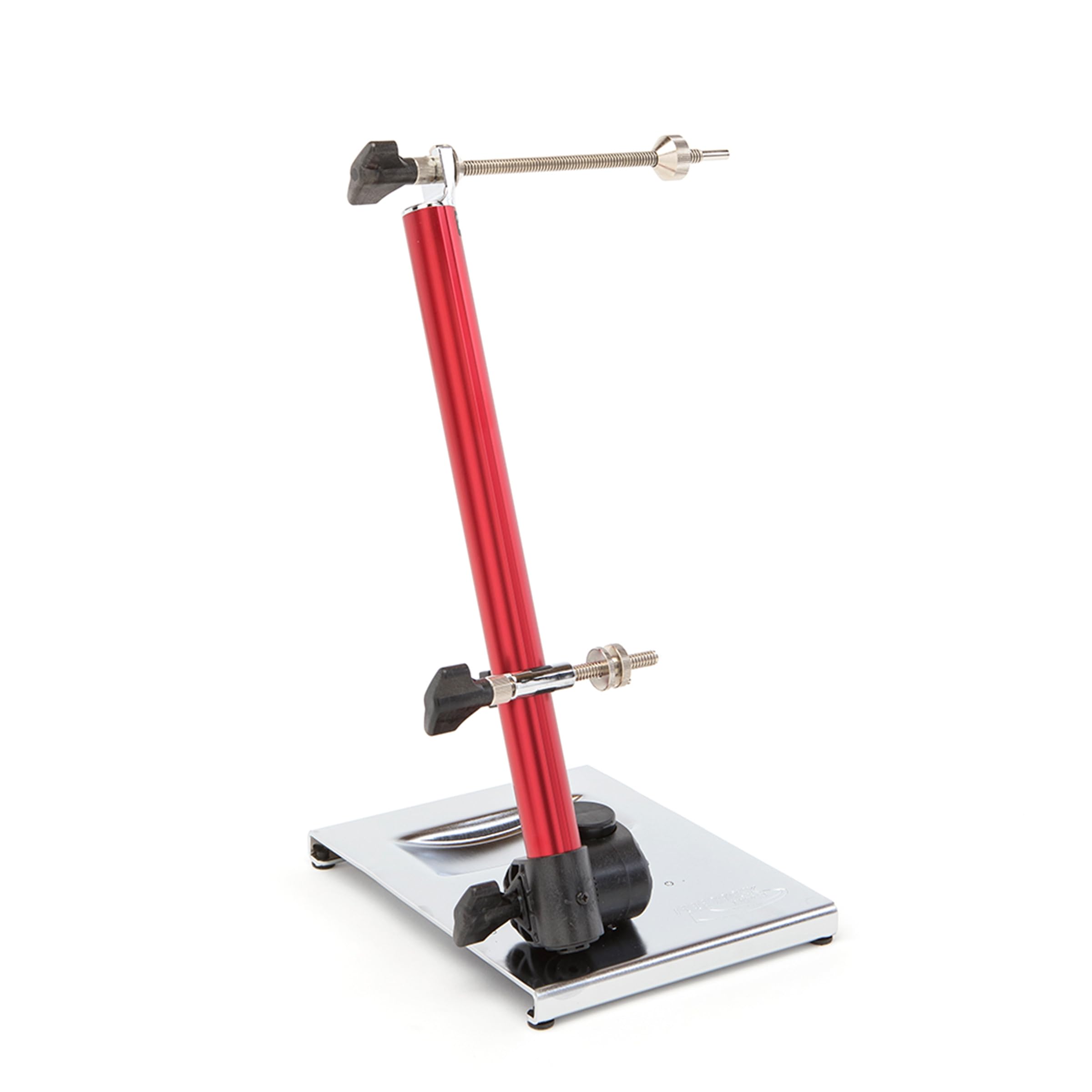FEEDBACK SPORTS | Pro Truing Stand with Thru Axle Adapter | Compact and Portable Lightweight Aluminum | Integrates With Repair Stand | Precision Spring-Loaded Tip Verifies Lateral True