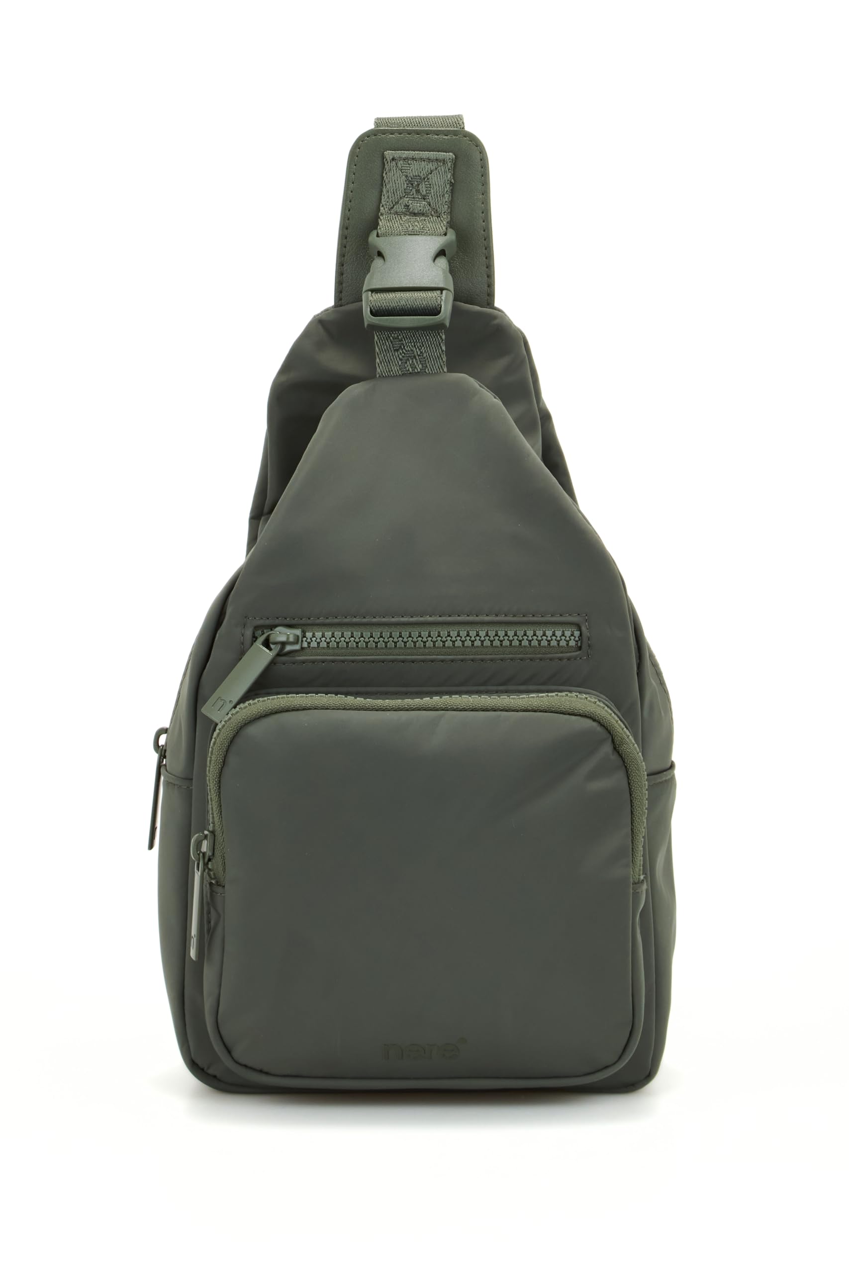 Nere Unisex Mineral - Seeker Crossbody Sling Backpack, Small Travel Rucksack For Men And Women, Khaki