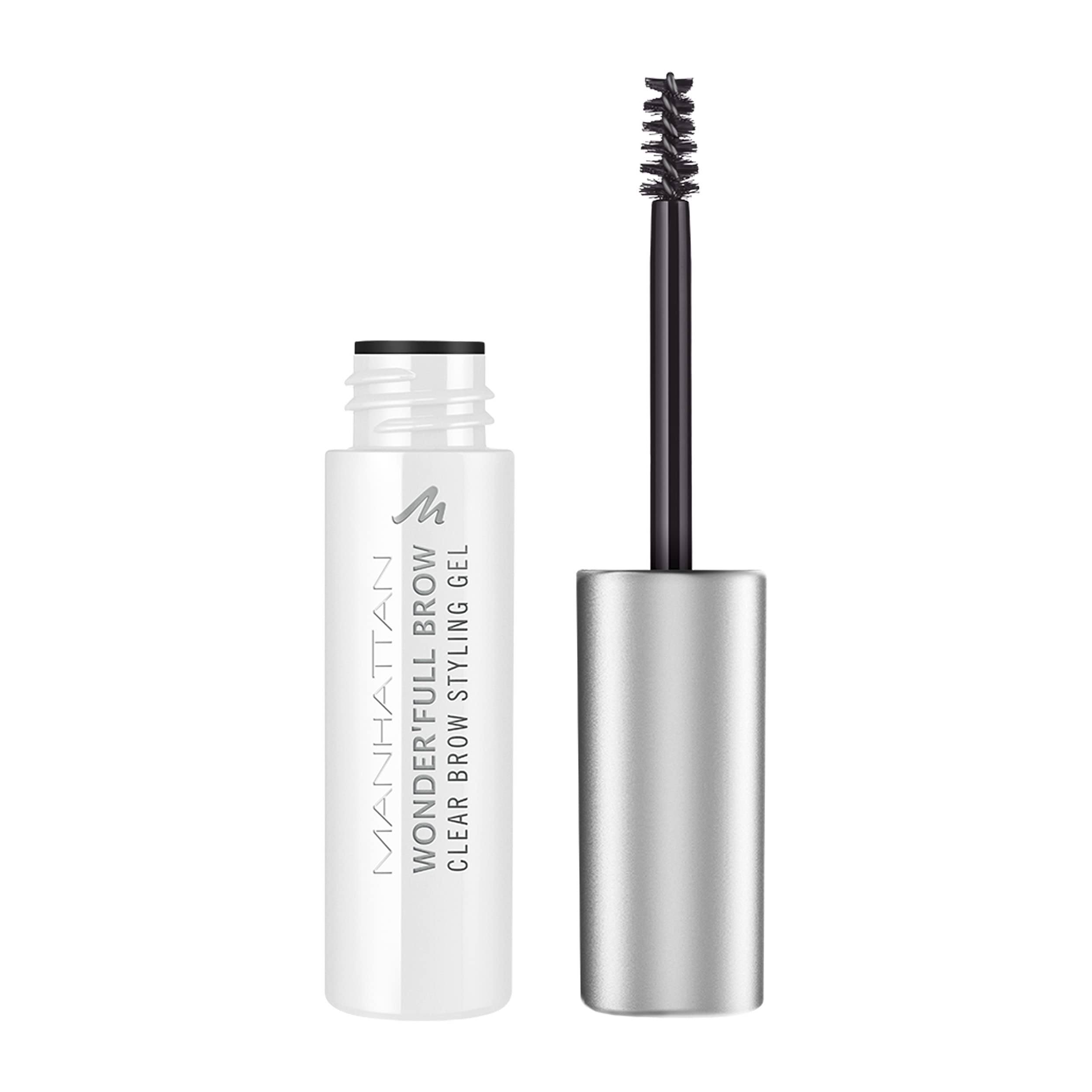 ManhattanWonder'full Brow Gel Clear Eyebrow Gel with Argan Oil Shapes and Fixes Long Lasting 4.5ml