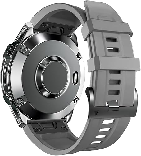 Miniatura 10 de ZPJPPLX Compatible con correas de reloj Garmin Fenix 5X de ajuste rápido, correas de repuesto de silicona suave de 1.024in de ancho para Fenix