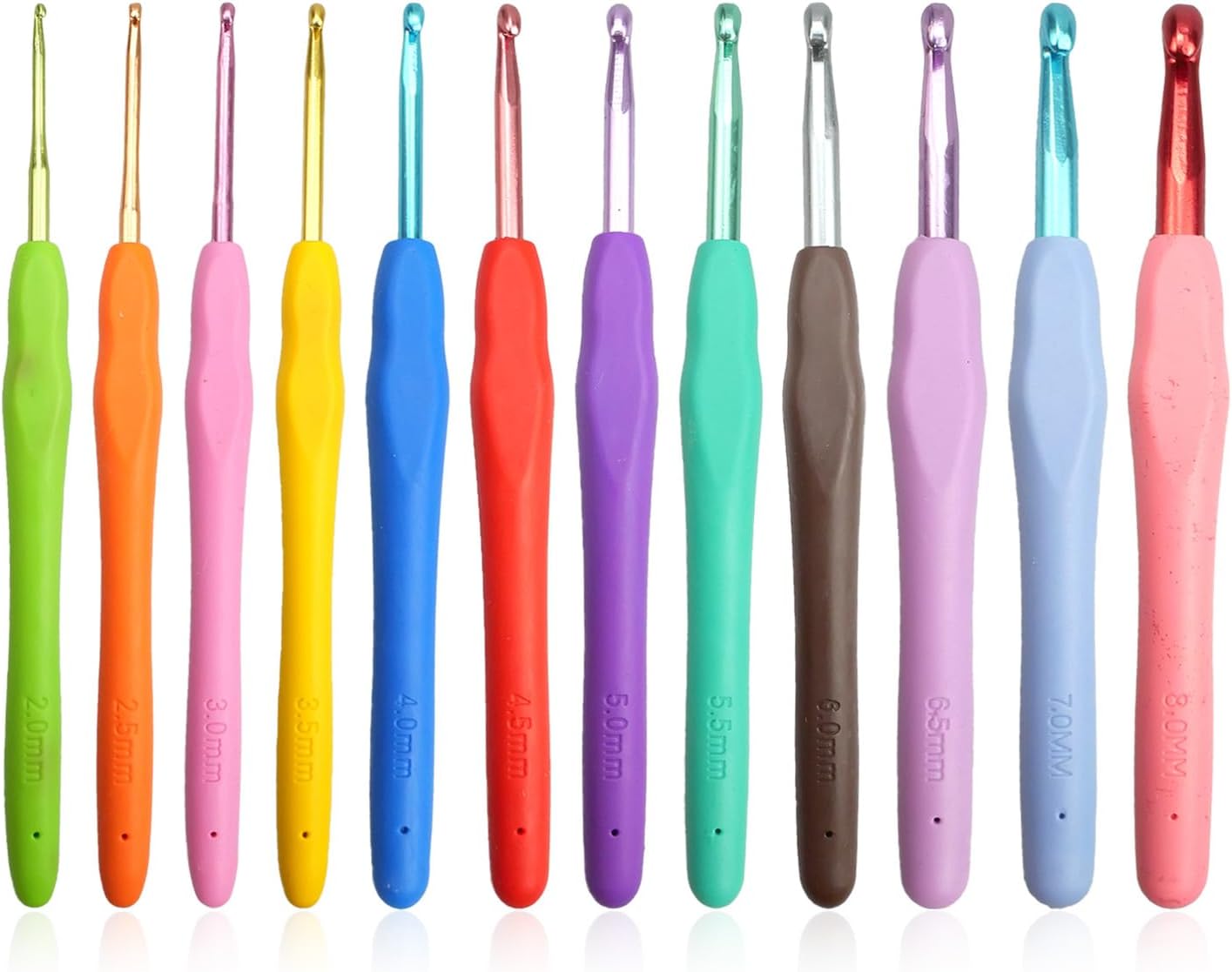 37-teiliges Häkelset Mit Aufbewahrungstasche - 2.0-10.0mm Häkelnadeln