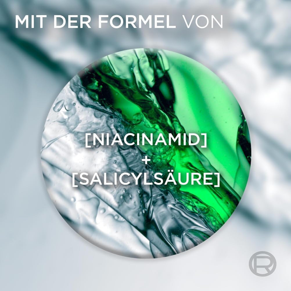L'Oréal Men Expert Zestaw do pielęgnacji przeciwtrądzikowej dla mężczyzn, zestaw upominkowy z żelem do mycia i serum do zanieczyszczonej skóry, prezent dla mężczyzn z kwasem salicylowym i niacynamidem