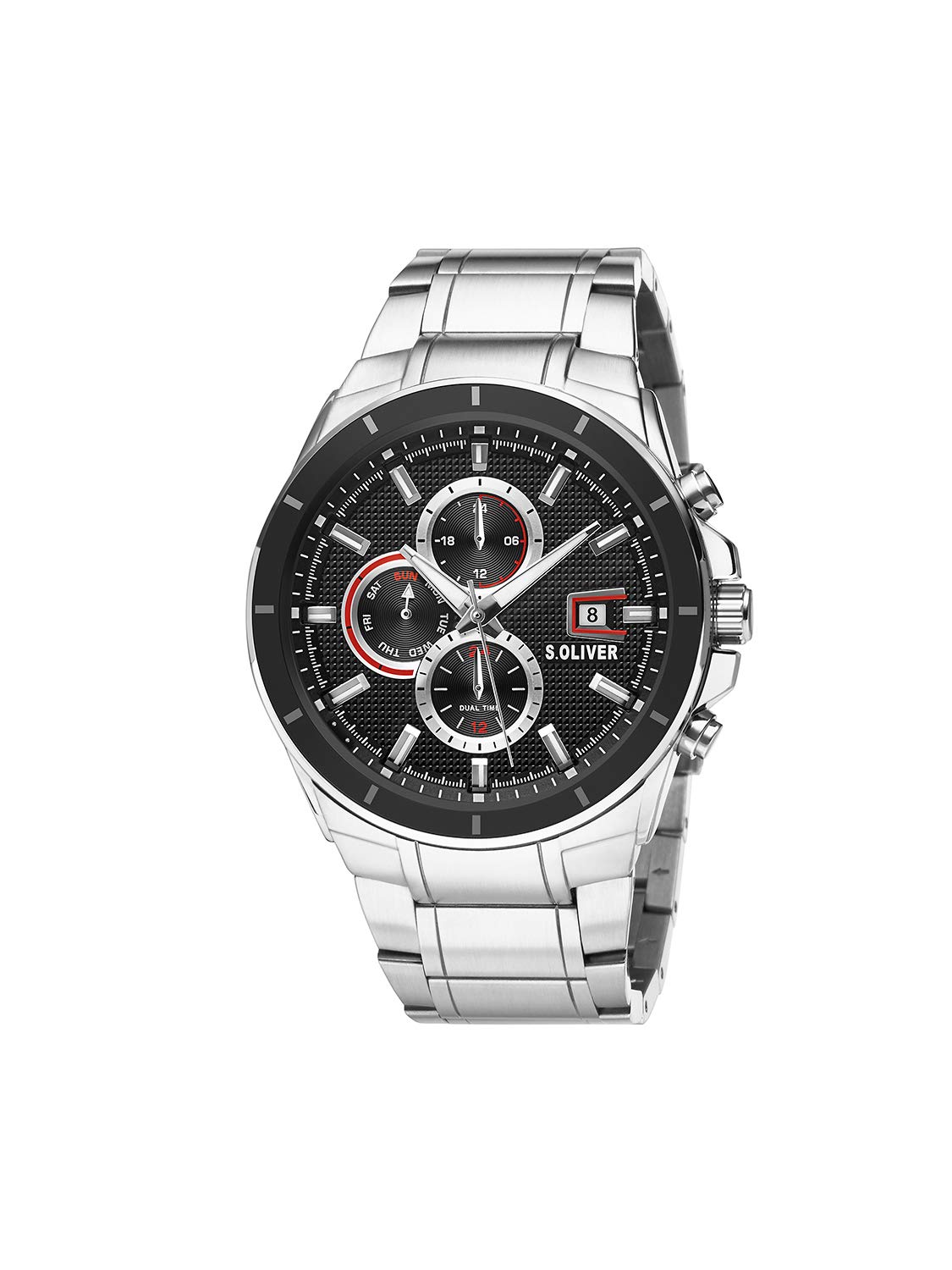s.Oliver Time Herren Multifunktionsuhr
