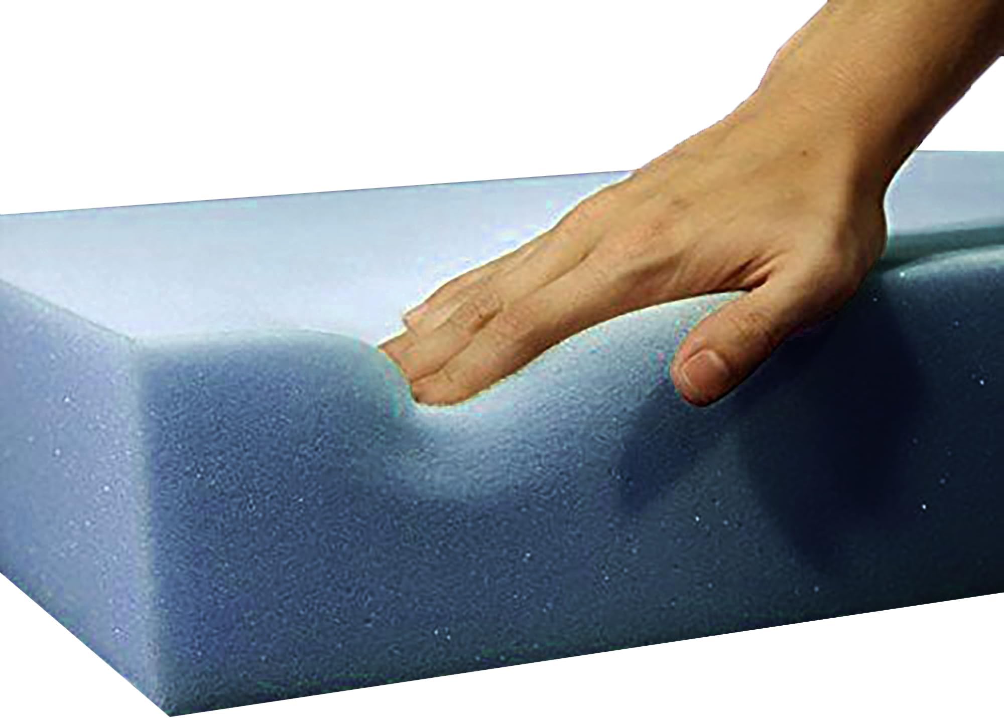 Brillars High Density Upholstery Foam - Cut to Any Size Cushions, Seat Pad, Seating, Dinning, Seat, Stool, Chair, firm 20''x20''x2''