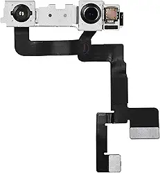 Johncase Peça de substituição para câmera frontal de 12 MP compatível com iPhone 11 (todas as operadoras)