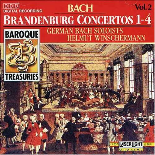 Baroque Treasuries 2: Bach Brandenburg Ctos 1-4 [Audio CD] Bach; Winschermann and Gbs