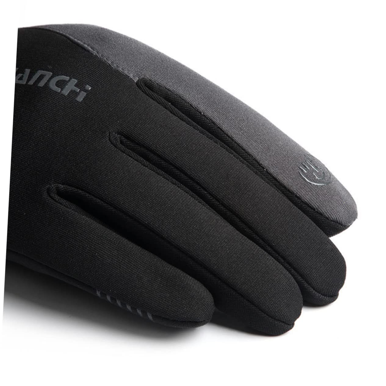 BCOATH 1Pair Winter Riding Gloves Windproof Touchscreen Cycling Gloves for Men Non Slip Full Finger Design for Mountain Biking and Outdoor Activities Black