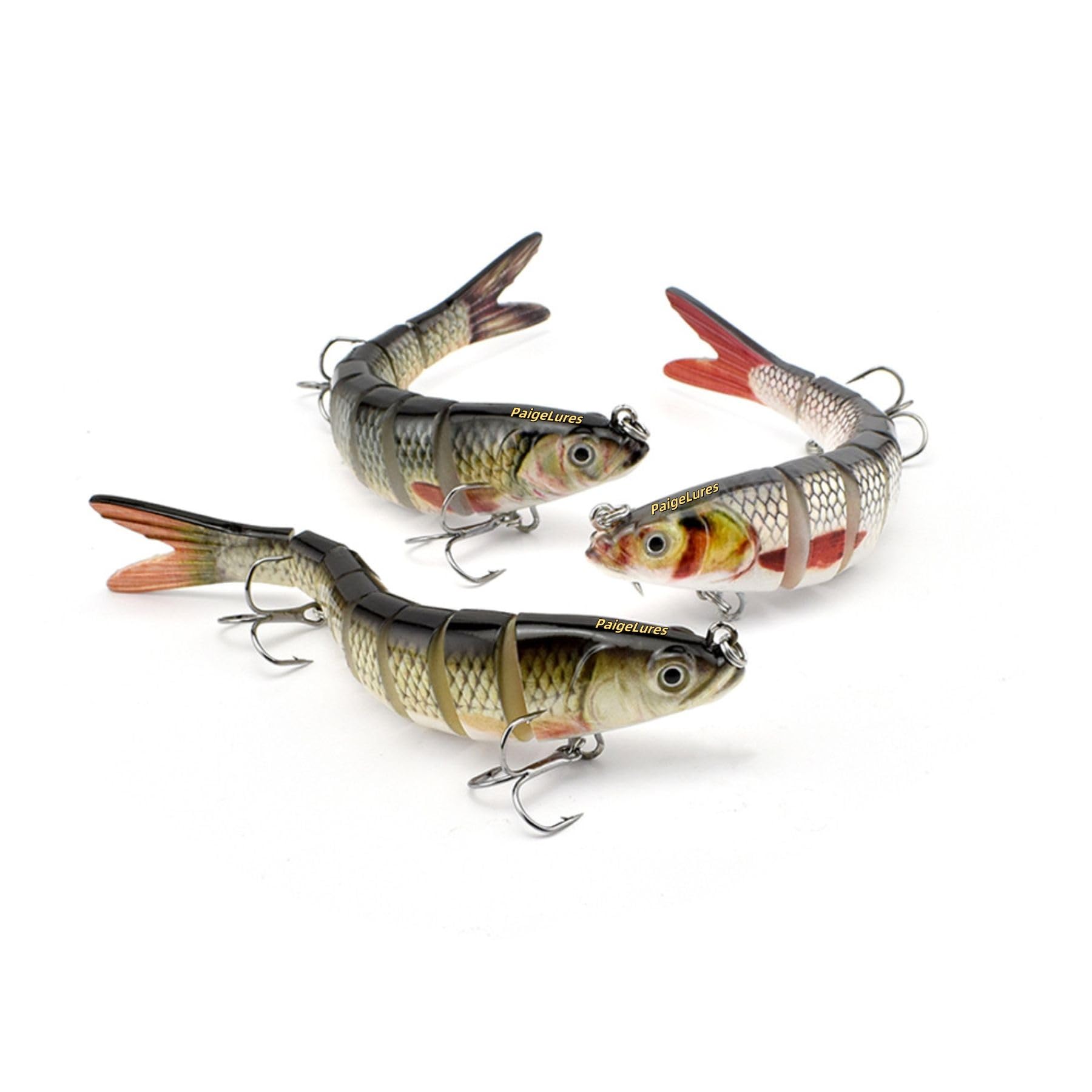 Paigetipc Fishing Lures for Bass Trout Bluegill Salmon Crappie Walleye Pike, for Freshwater and Saltwater,for Family Fishing Beginner and Pros,