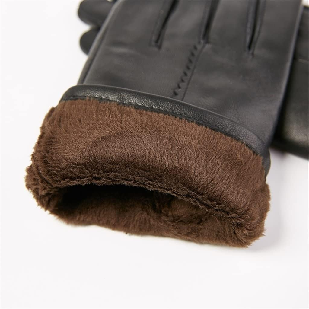 RUVOO Guantes Running Guantes De Invierno Conducción Al Aire Libre Montar Guantes Con Dedos Completos Guantes De Invierno Negros Guantes Deporte Hombre