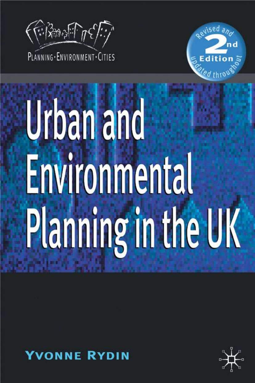 Urban and Environmental Planning in the UK: 15 (Planning, Environment, Cities)