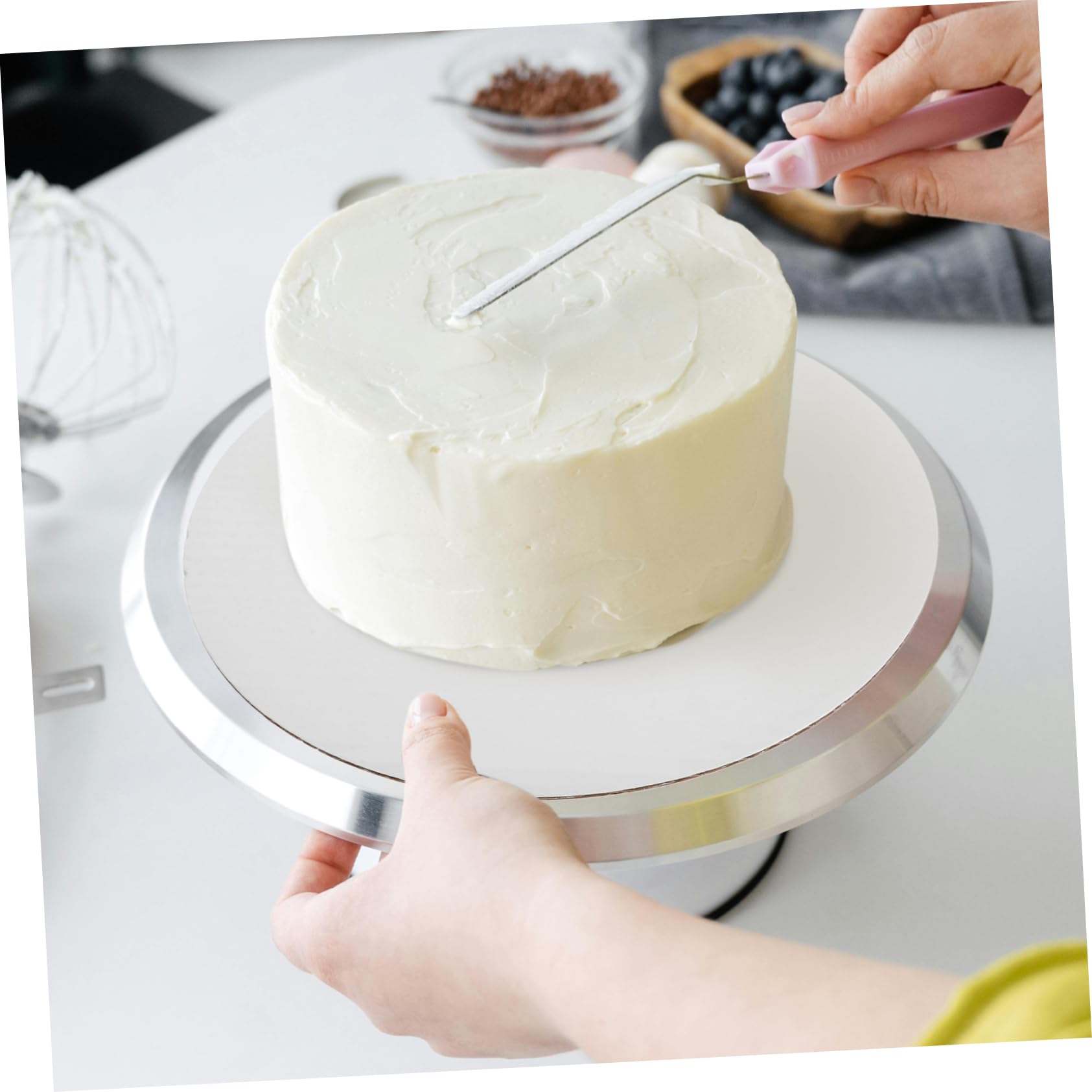 30pièces Panneaux à Gâteau Ronds Carton Support De Gâteau Pour Mariage Anniversaire Et Événements Pour Présentation Photographie De Desserts
