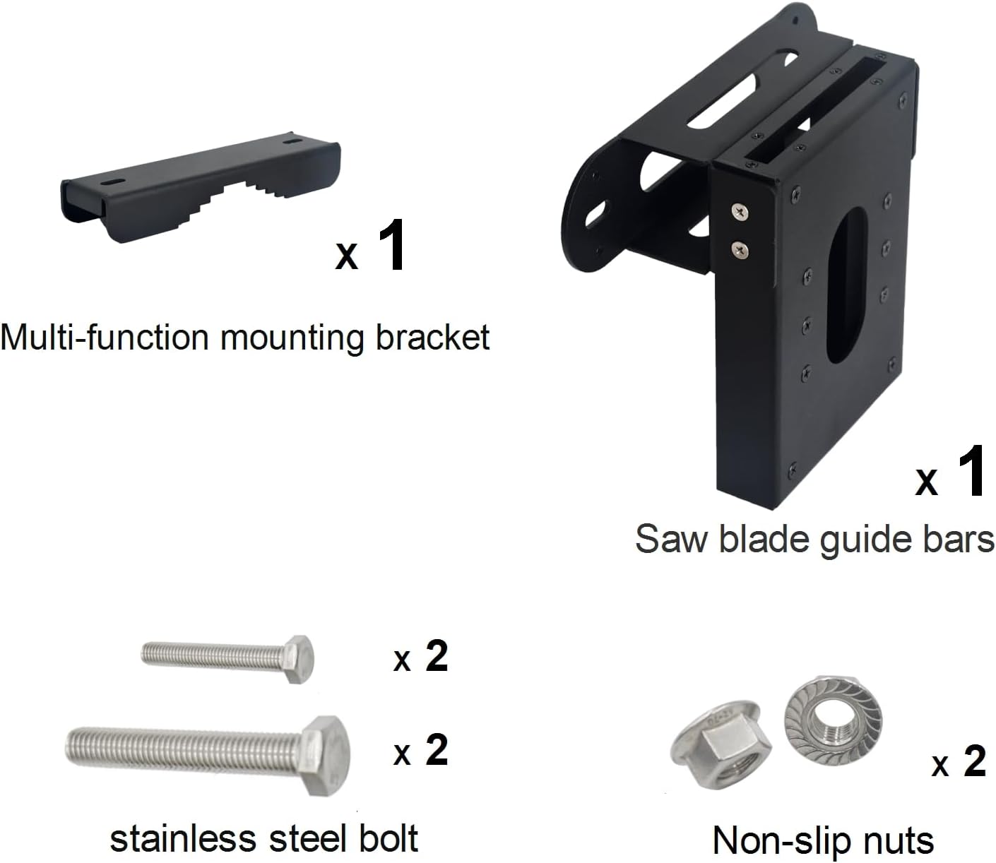 Chainsaw Holder, Universal Chainsaw Carrier Kit for Tractors, ATVs, UTVs, Trucks, Utility Vehicles, Suitable for Most Sizes of Chainsaws, Heavy Duty Iron, Can be Mounted on The ROPS (7.3" Black)