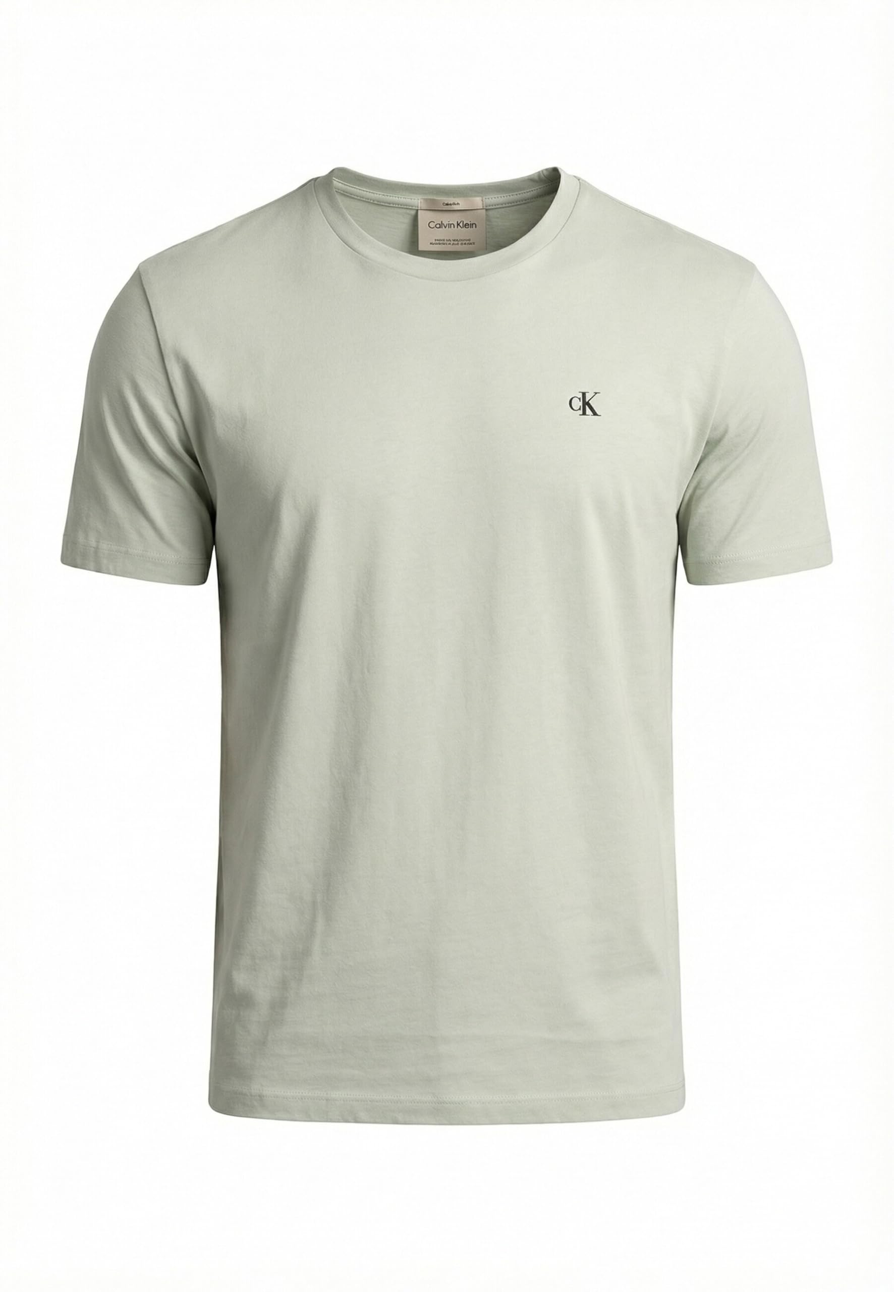 Calvin Klein Men's Ss Classic Monogram Tee Lv04Rd254G Tees, Green, XXL