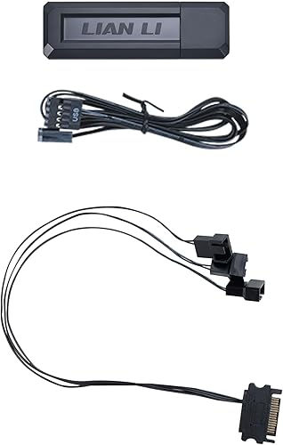 Miniatura 9 de Lian Li UNI Fan - Controlador inalámbrico L para ventiladores de computadora, funciona con SL-Infinity Wireless, CL Wireless, SL & TL Wireless