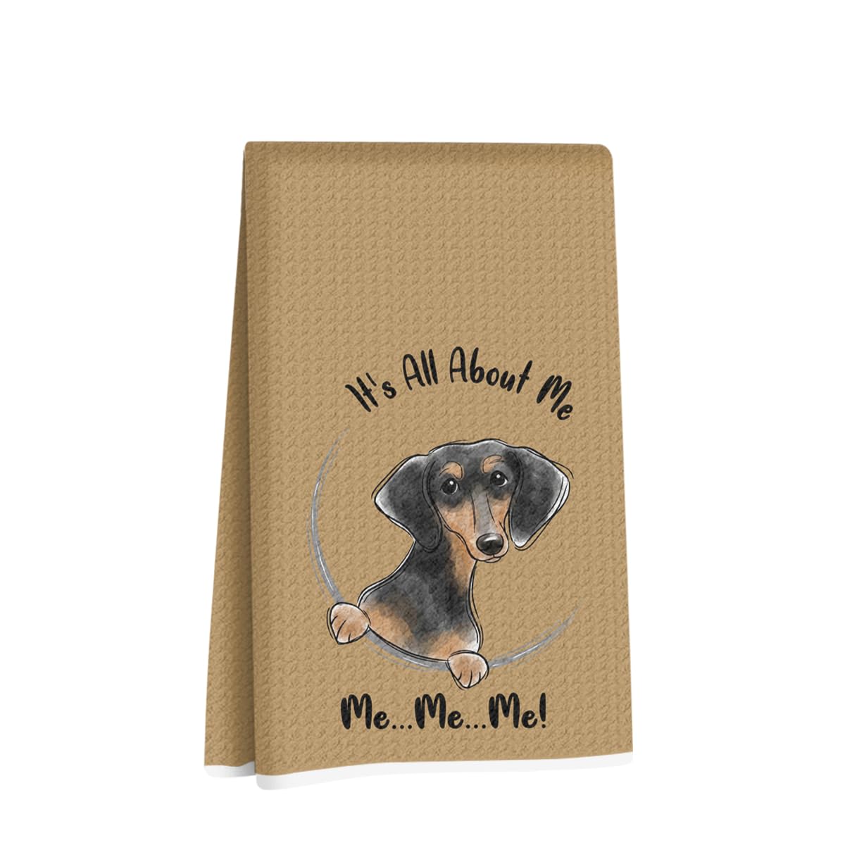 Funny Dachshund Kitchen Towels, Dachshund Gifts Reusable Dish Towels2