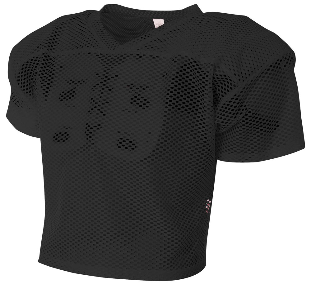 A4 All Porthole Practice Jersey, 4XL, Black