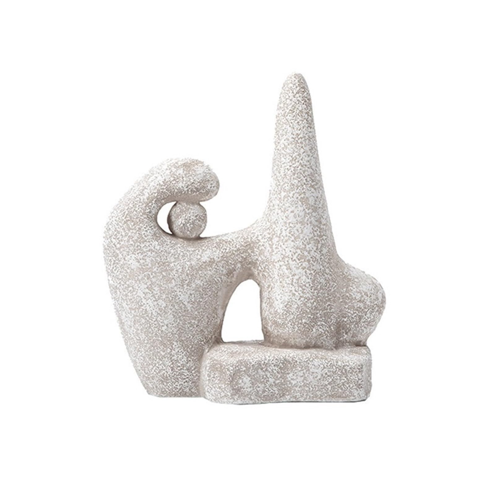 Zhaoj24-05 Art Sculptures 18 * 6 * 20.5cm Abstract Portrait Sculpture Ceramic Modern Minimalist Home Desktop Decoration Ornament